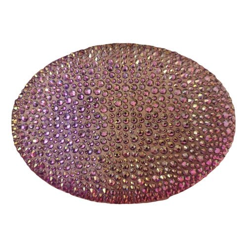 Pre-owned Christian Louboutin Mina Clutch Glitter Clutch Bag In Multicolour