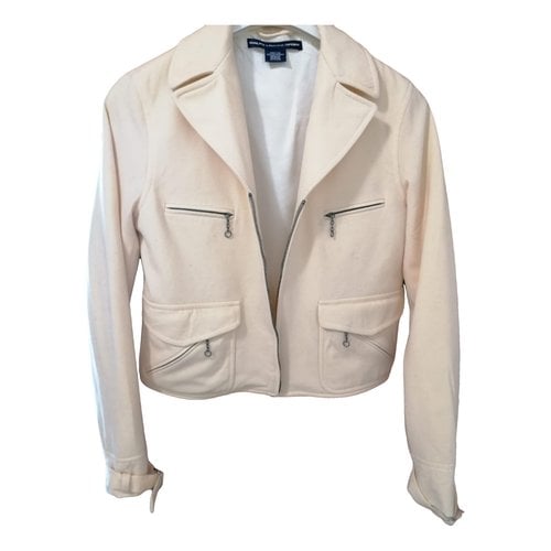 Pre-owned Ralph Lauren Wool Short Vest In Beige