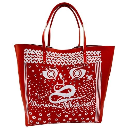 Pre-owned Vivienne Westwood Leather Tote In Red