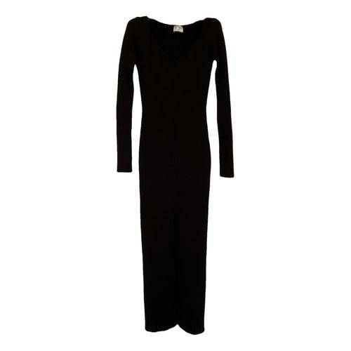Pre-owned Courrèges Maxi Dress In Black