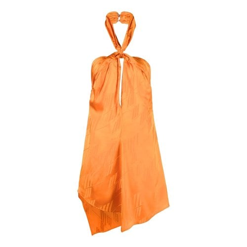 Pre-owned Attico Mini Dress In Orange