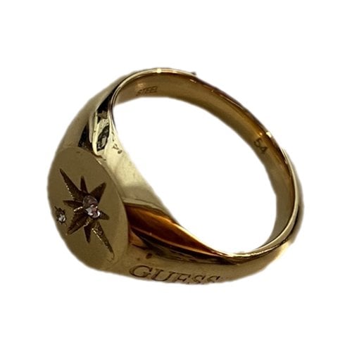 Pre-owned Guess Yellow Gold Ring