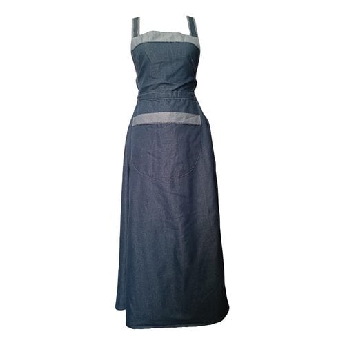 Pre-owned Jean Paul Gaultier Maxi Dress In Blue