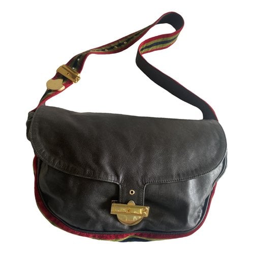 Pre-owned Roberta Di Camerino Leather Handbag In Black