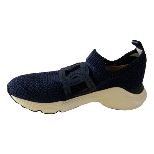 Pre-owned Tod's Trainers In Blue