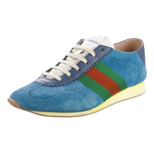 Pre-owned Gucci Low Trainers In Multicolour