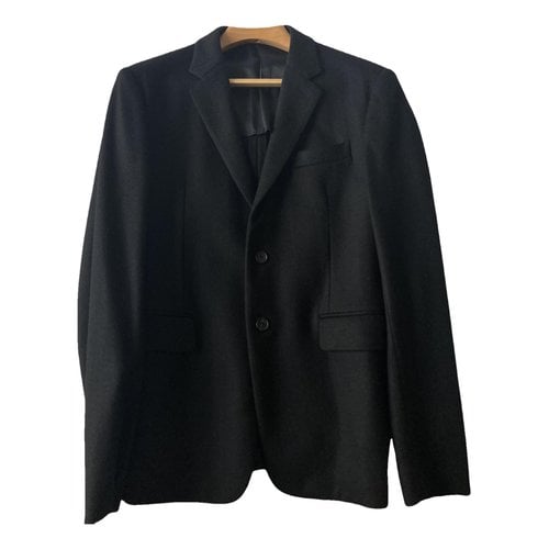 Pre-owned Prada Wool Jacket In Black