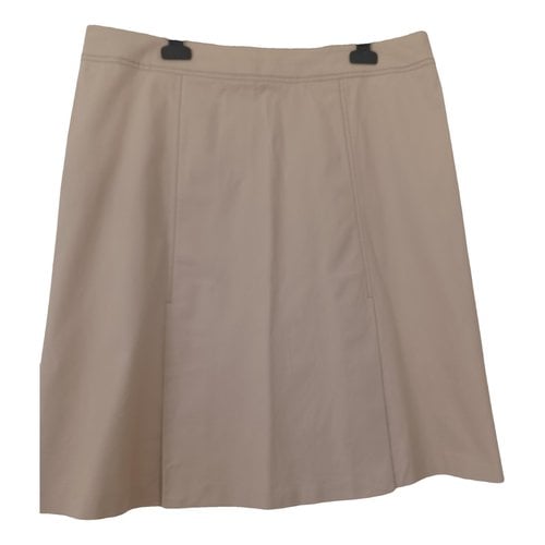 Pre-owned Aigner Mid-length Skirt In Beige