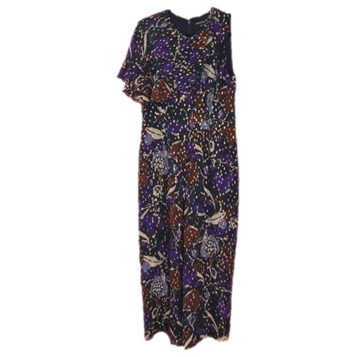 Pre-owned Whistles Silk Jumpsuit In Multicolour