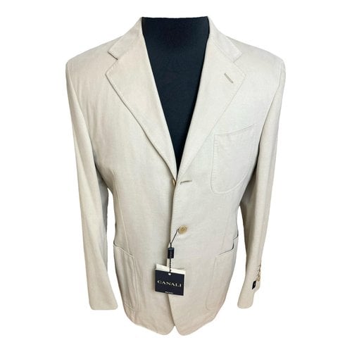 Pre-owned Canali Suit In Beige
