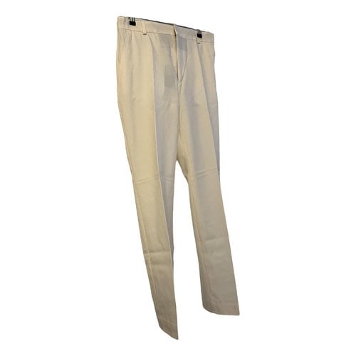 Pre-owned Isabel Marant Trousers In Yellow