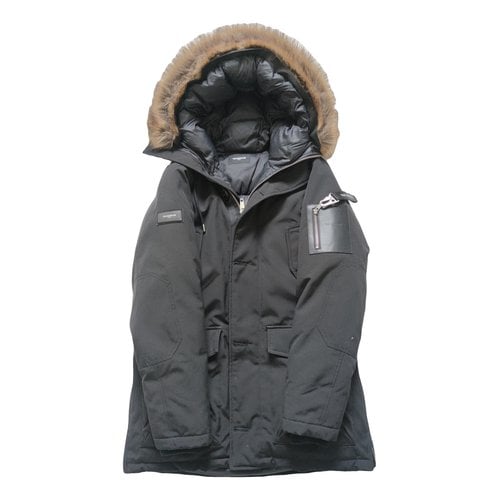 Pre-owned The Kooples Fall Winter 2019 Parka In Black