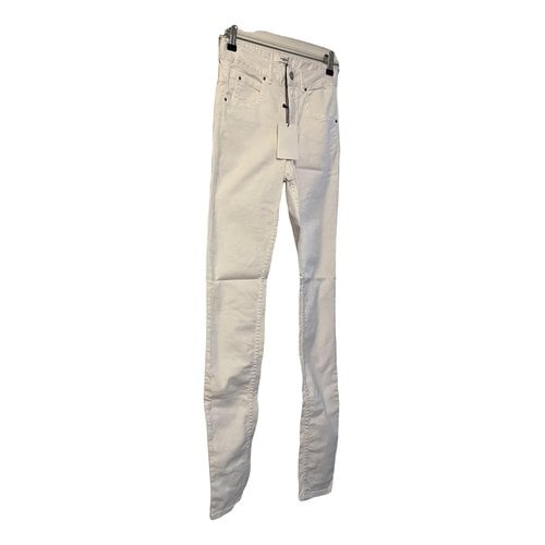 Pre-owned Isabel Marant Étoile Carot Pants In White
