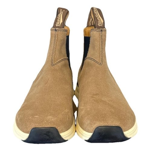 Pre-owned Blundstone Leather Boots In Camel