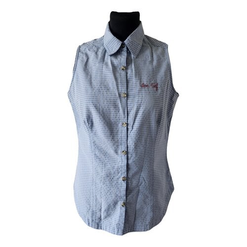 Pre-owned Columbia Blouse In Blue