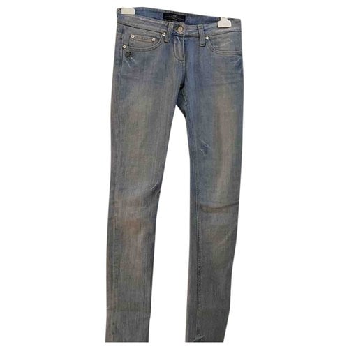 Pre-owned Alessandrini Straight Jeans In Blue