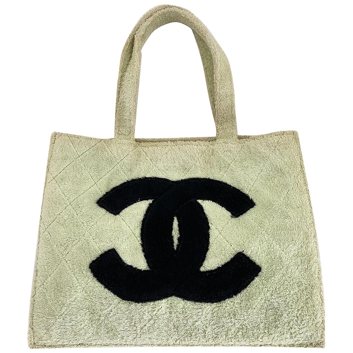 chanel terry tote