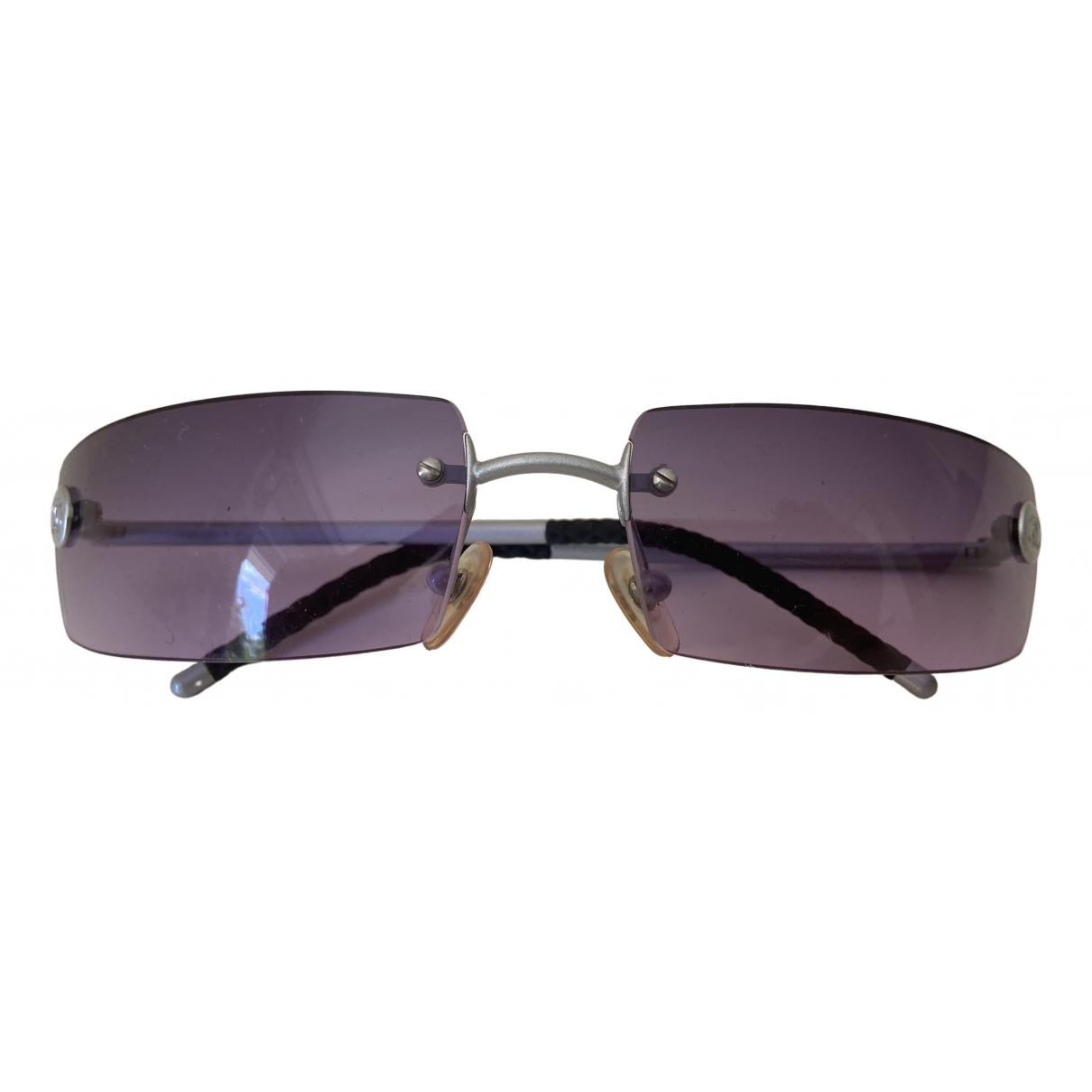 CHANEL Purple Plastic Frame Sunglasses for Women for sale