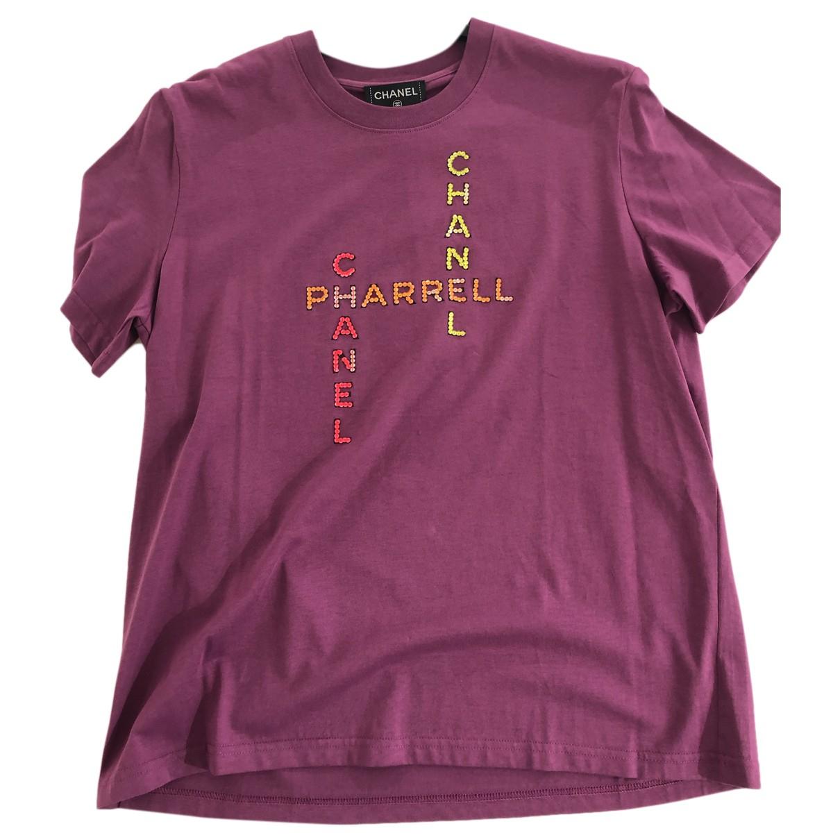 T-shirt Chanel x Pharrell Williams Purple size M International in Cotton -  17896486