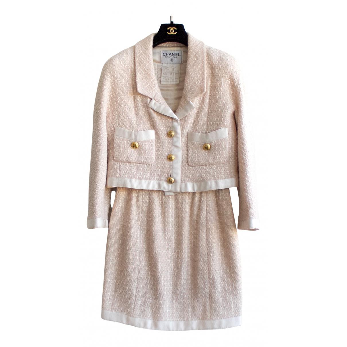 Tweed suit jacket Chanel Pink size 42 FR in Tweed - 20253222