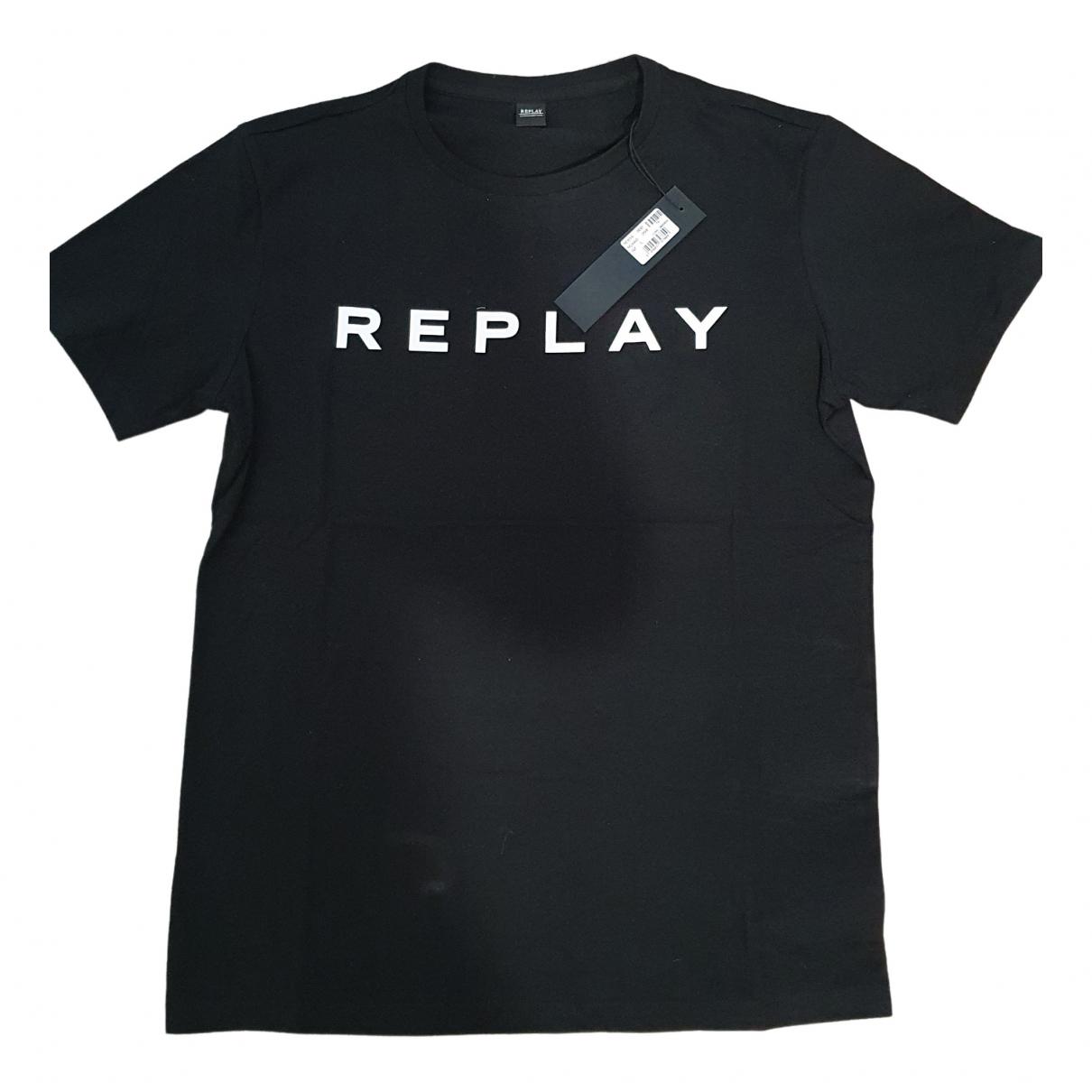 T-shirt Replay Black size XS in Cotton - 20499988 International