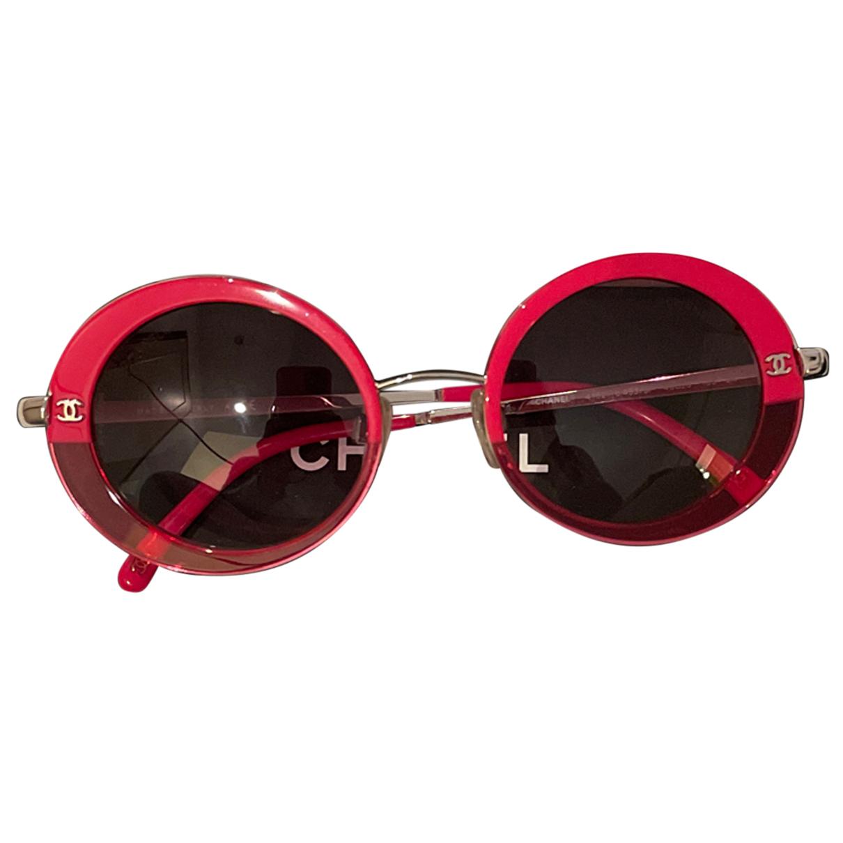Sunglasses Chanel Pink in Plastic - 20803433