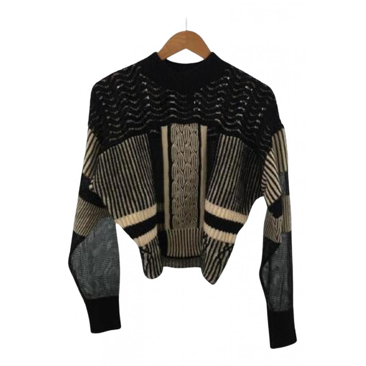 Wool sweatshirt Mame Kurogouchi Black size 1 0-5 in Wool - 20869127