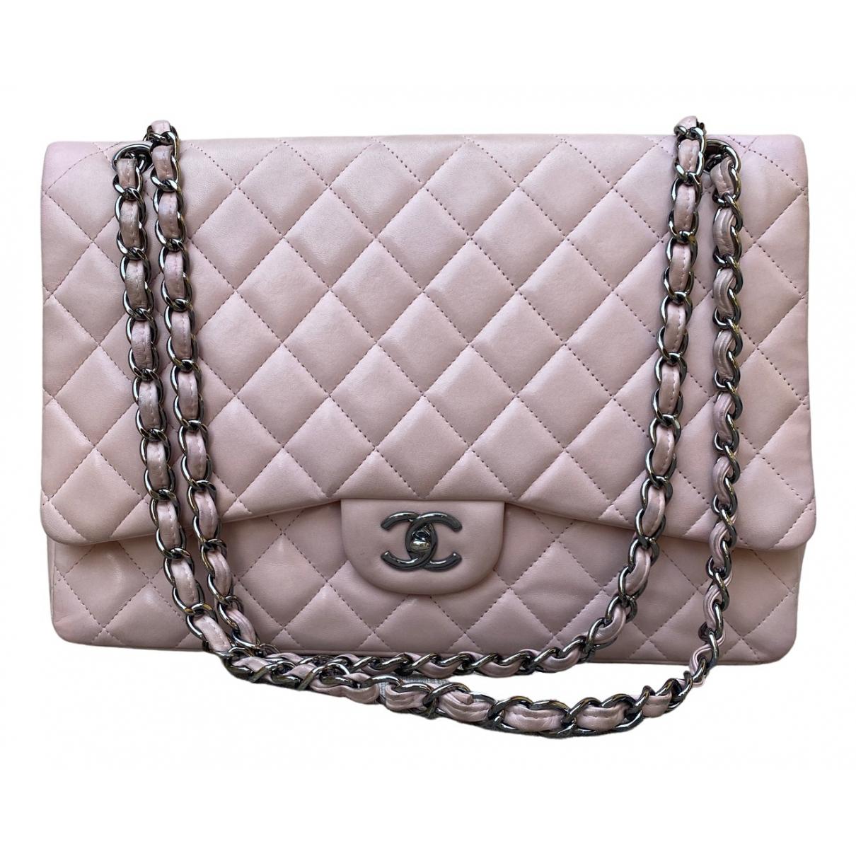 Timeless/classique leather crossbody bag Chanel Pink in Leather - 33918929