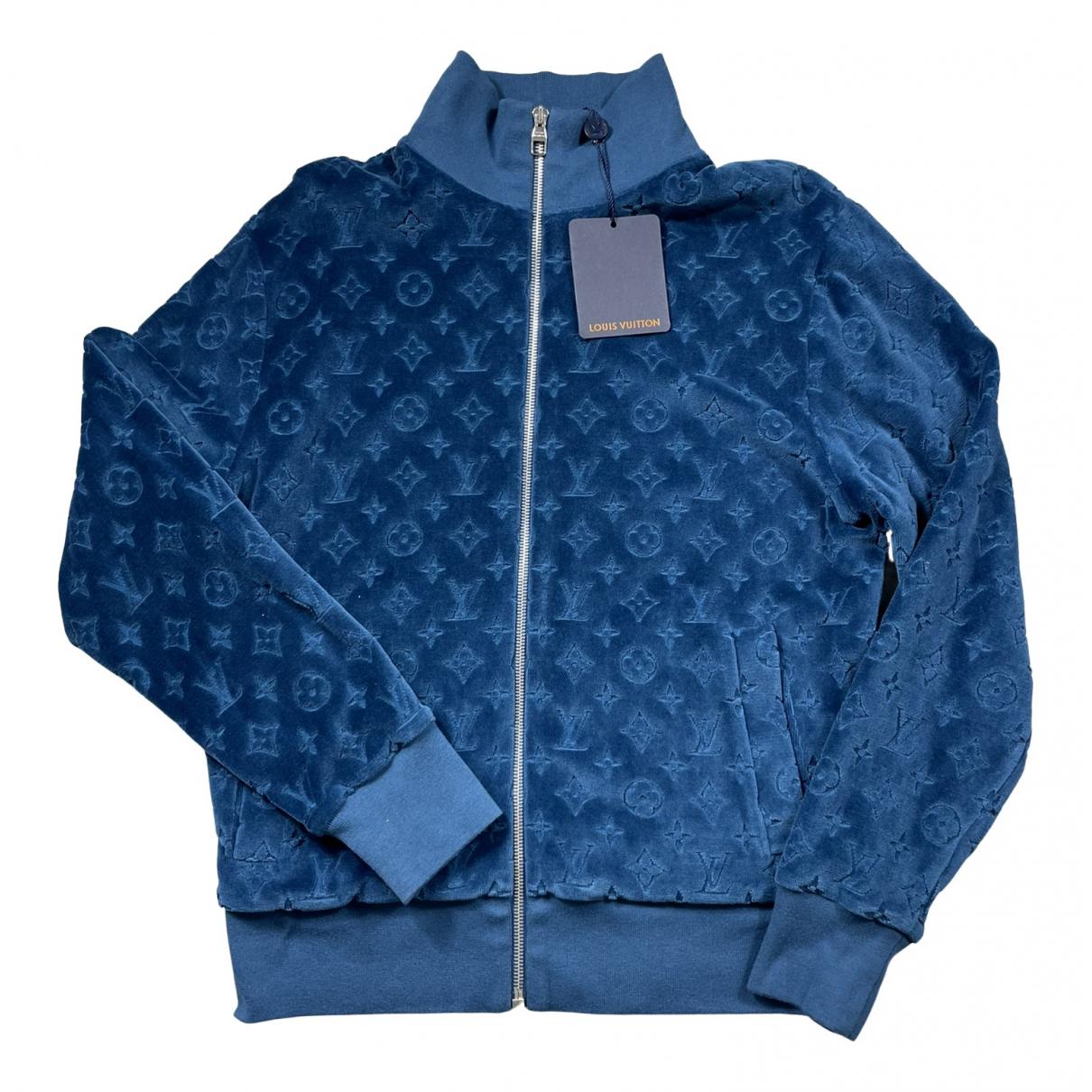 Velvet jacket Louis Vuitton Blue size XS International in Velvet - 22425657