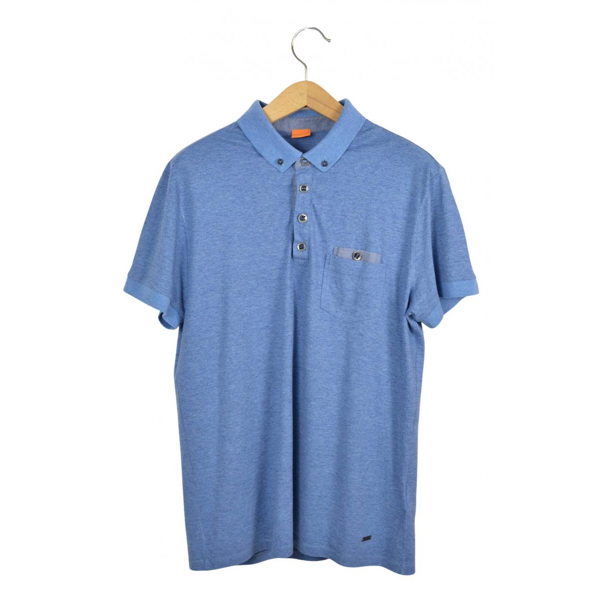 Polo shirt Boss Orange Blue size L International in Cotton - 22881868 | Rundhalsshirts