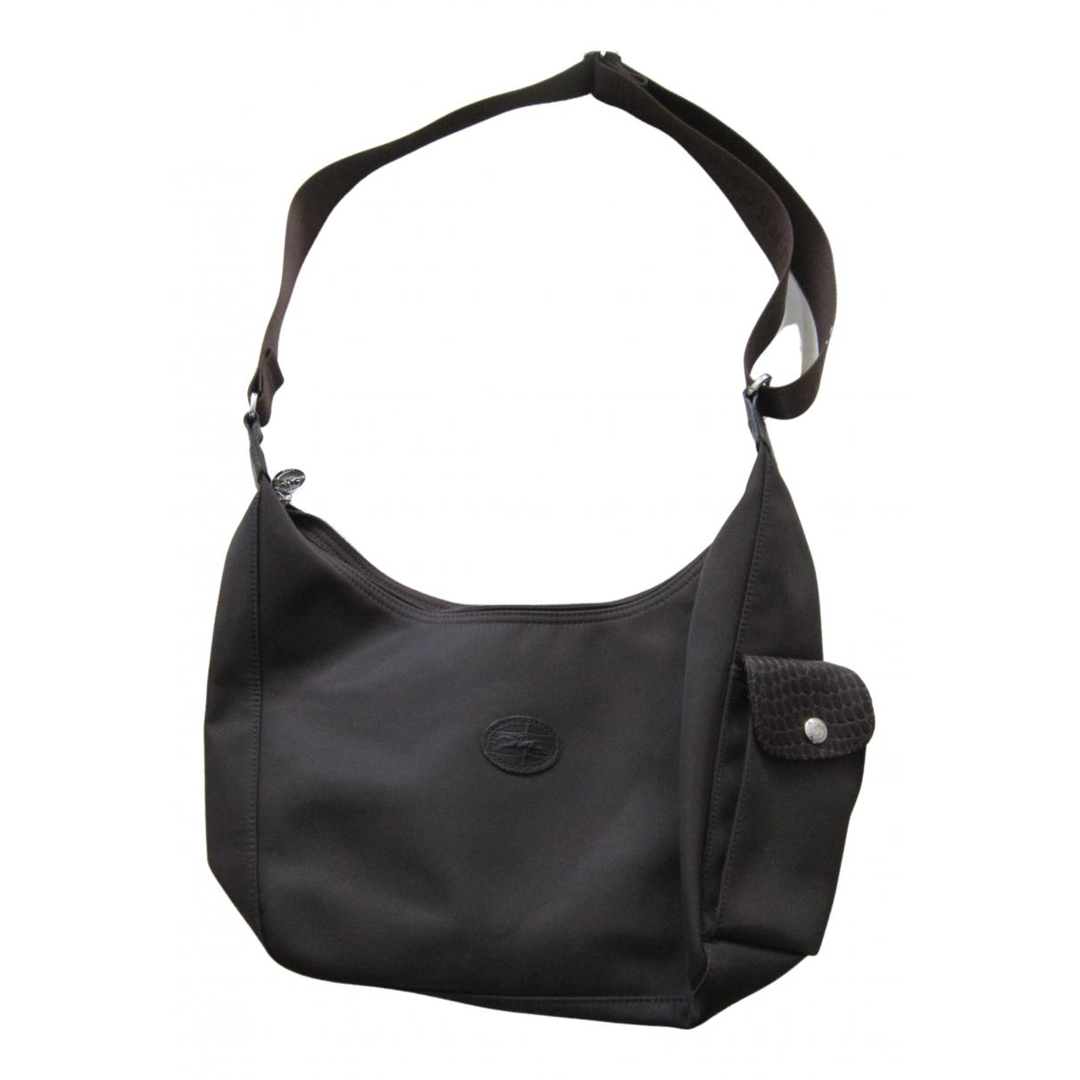 Cloth handbag Longchamp Brown in Cloth - 24043854