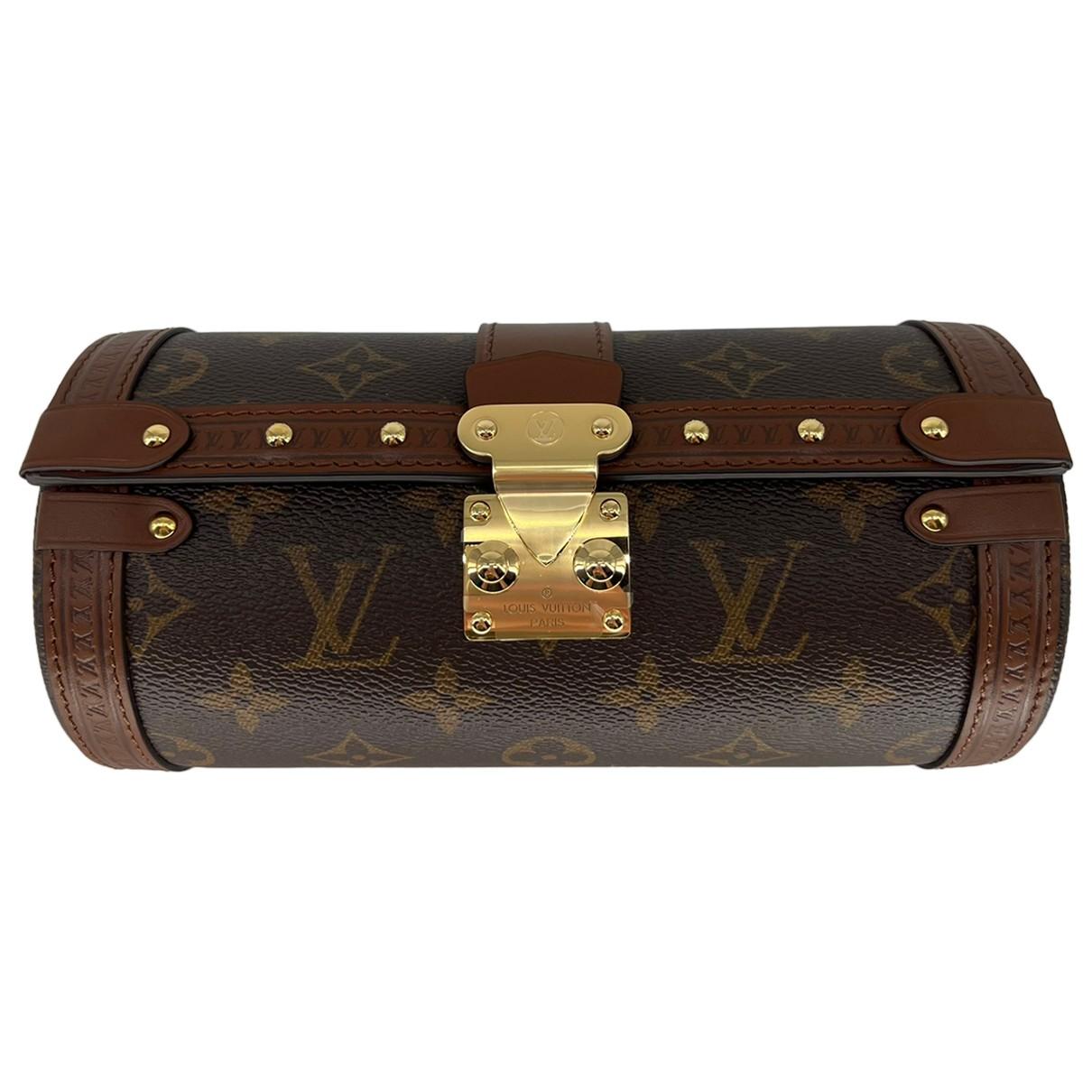 Papillon trunk leather crossbody bag Louis Vuitton Brown in Leather -  30571760