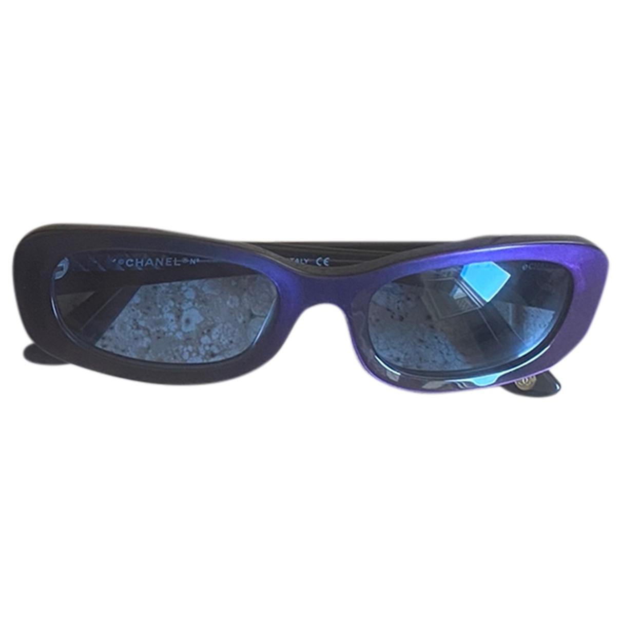 Sunglasses Chanel Blue in Plastic - 24398662
