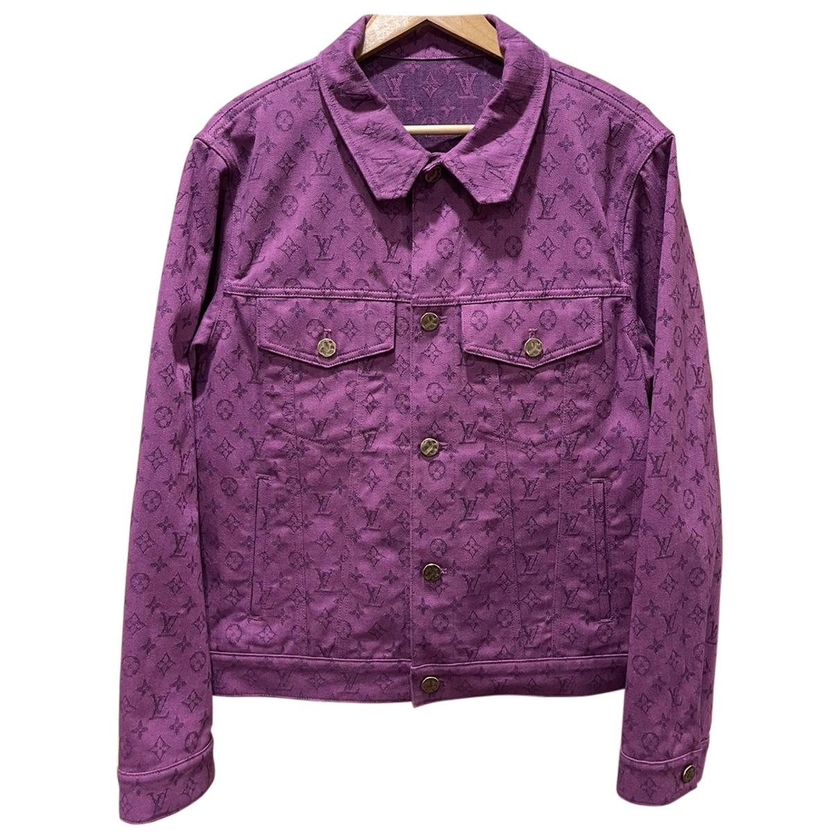 Jacket Louis Vuitton Purple size 50 IT in Cotton - 26610422