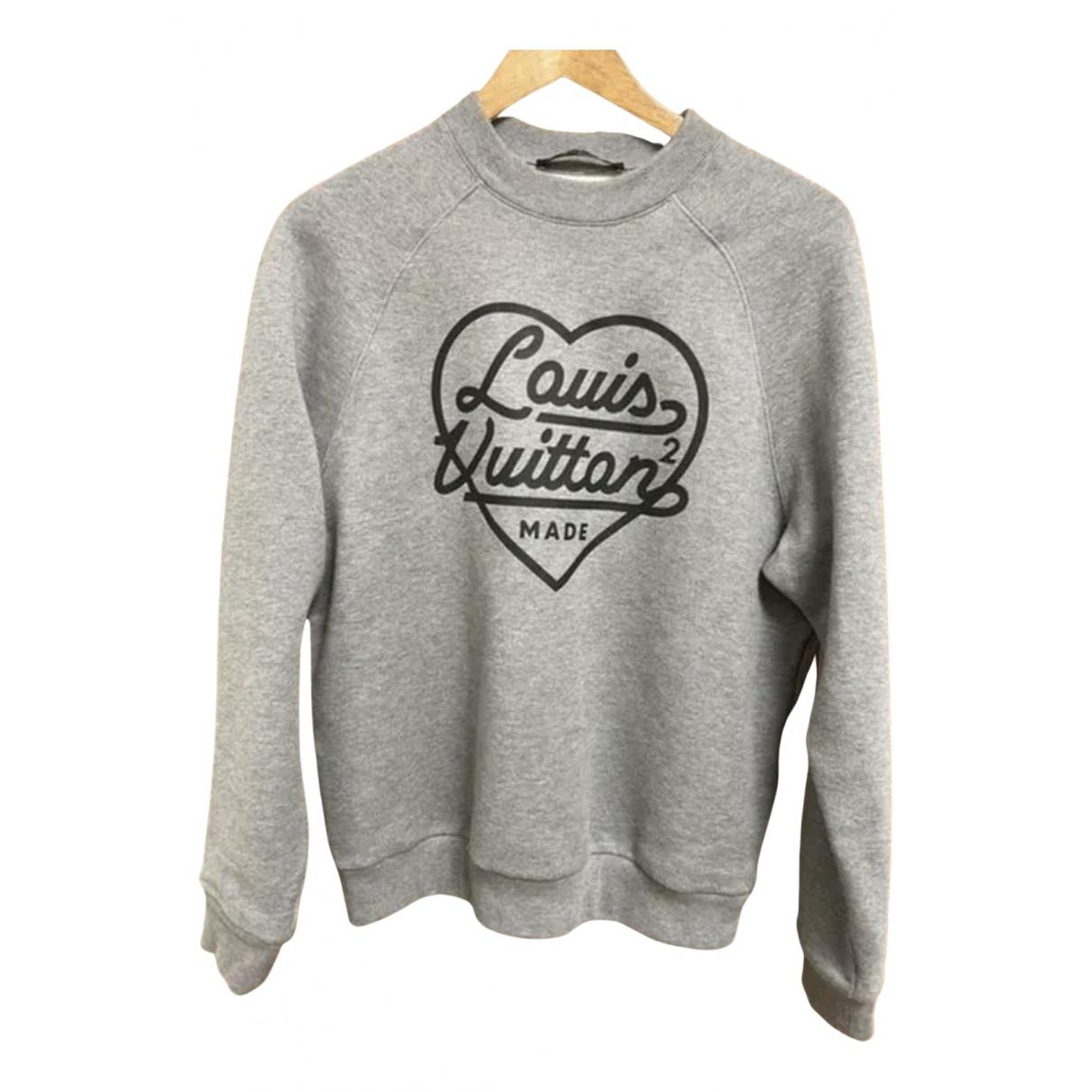 Sweatshirt Louis Vuitton Grey size S International in Cotton - 29232023