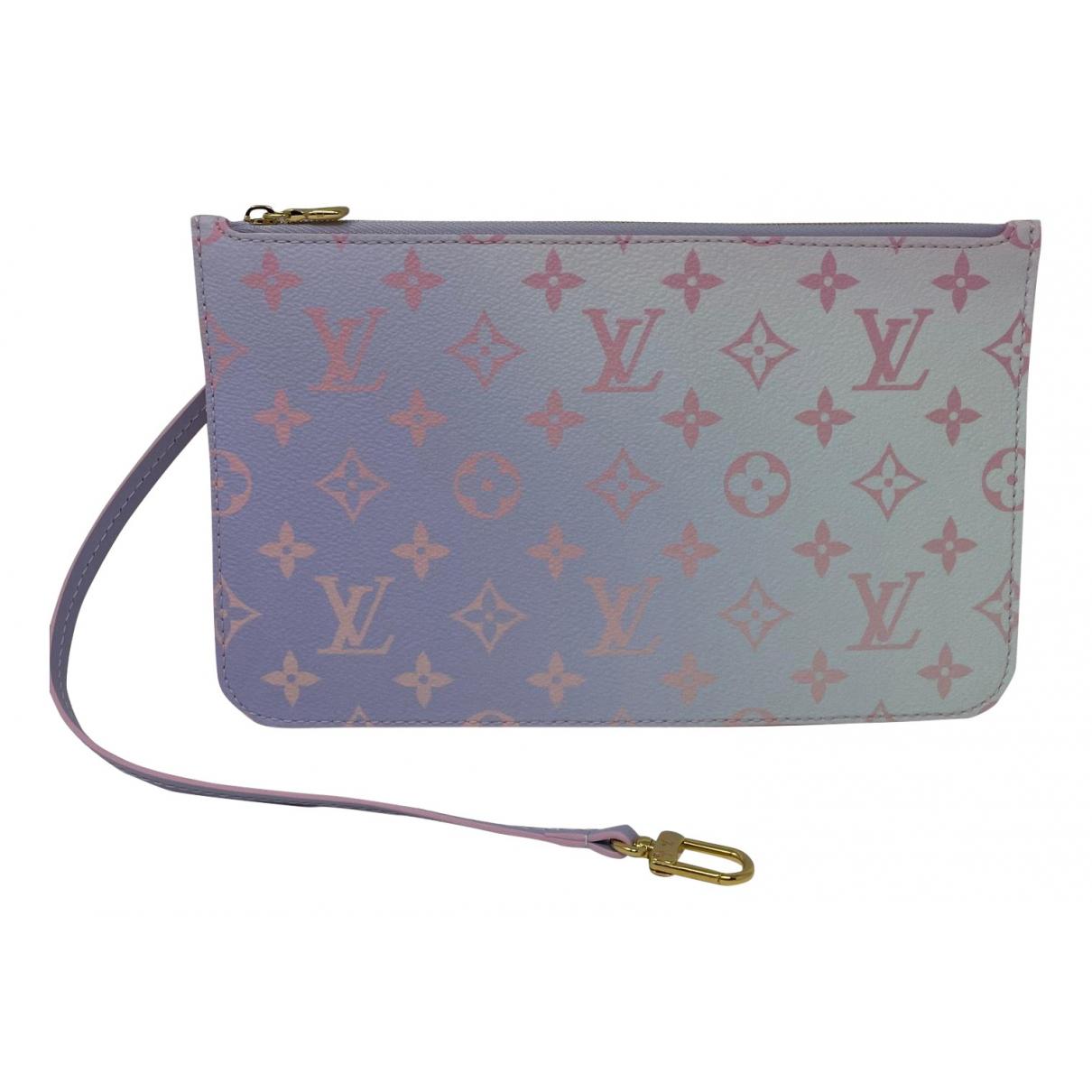 Louis Vuitton - Authenticated Key Pouch Clutch Bag - Cloth Pink for Women, Never Worn