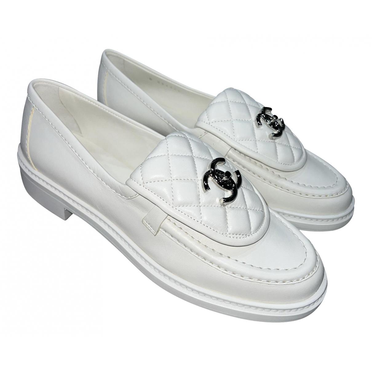 Chanel - Authenticated Flat - Leather White for Women, Never Worn