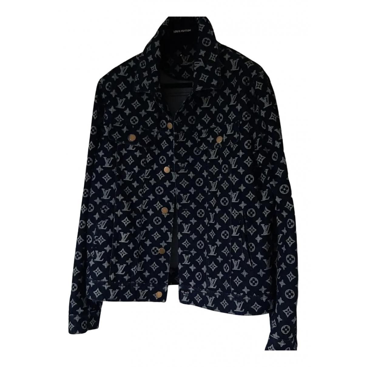 Jacket Louis Vuitton Navy size 56 FR in Synthetic - 36328011