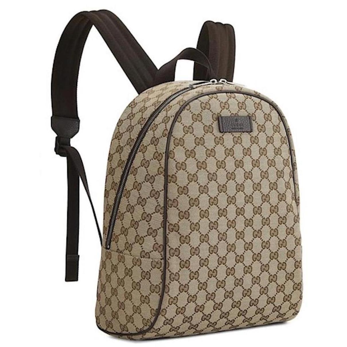 Ophidia cloth backpack Gucci Beige in Cloth - 27460915