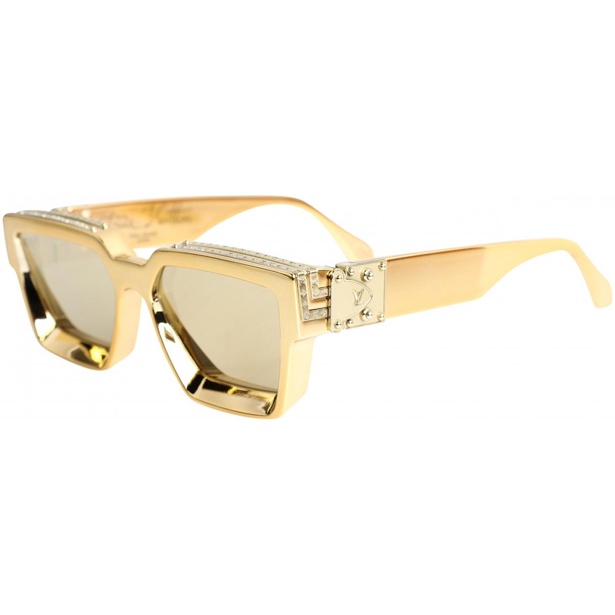 Louis Vuitton Sunglasses Golden Metal ref.20419 - Joli Closet