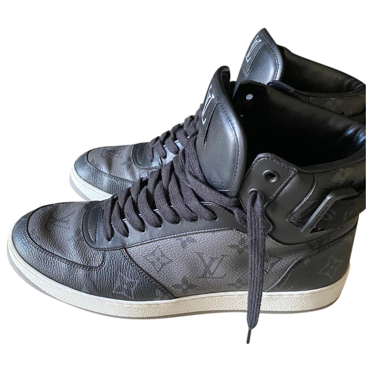 Montant LV Trainer leather high trainers