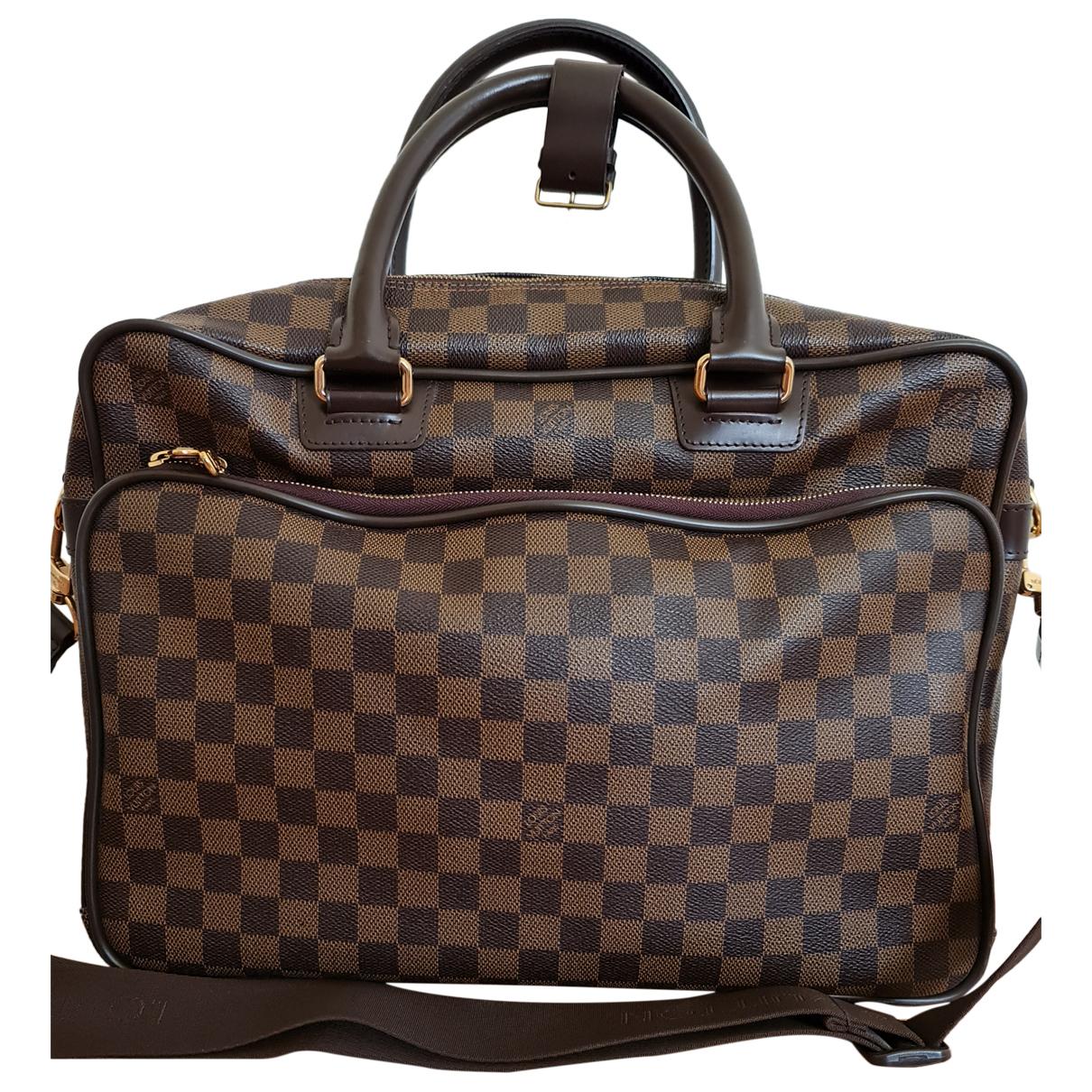 Icare leather bag Louis Vuitton Brown in Leather - 29821109