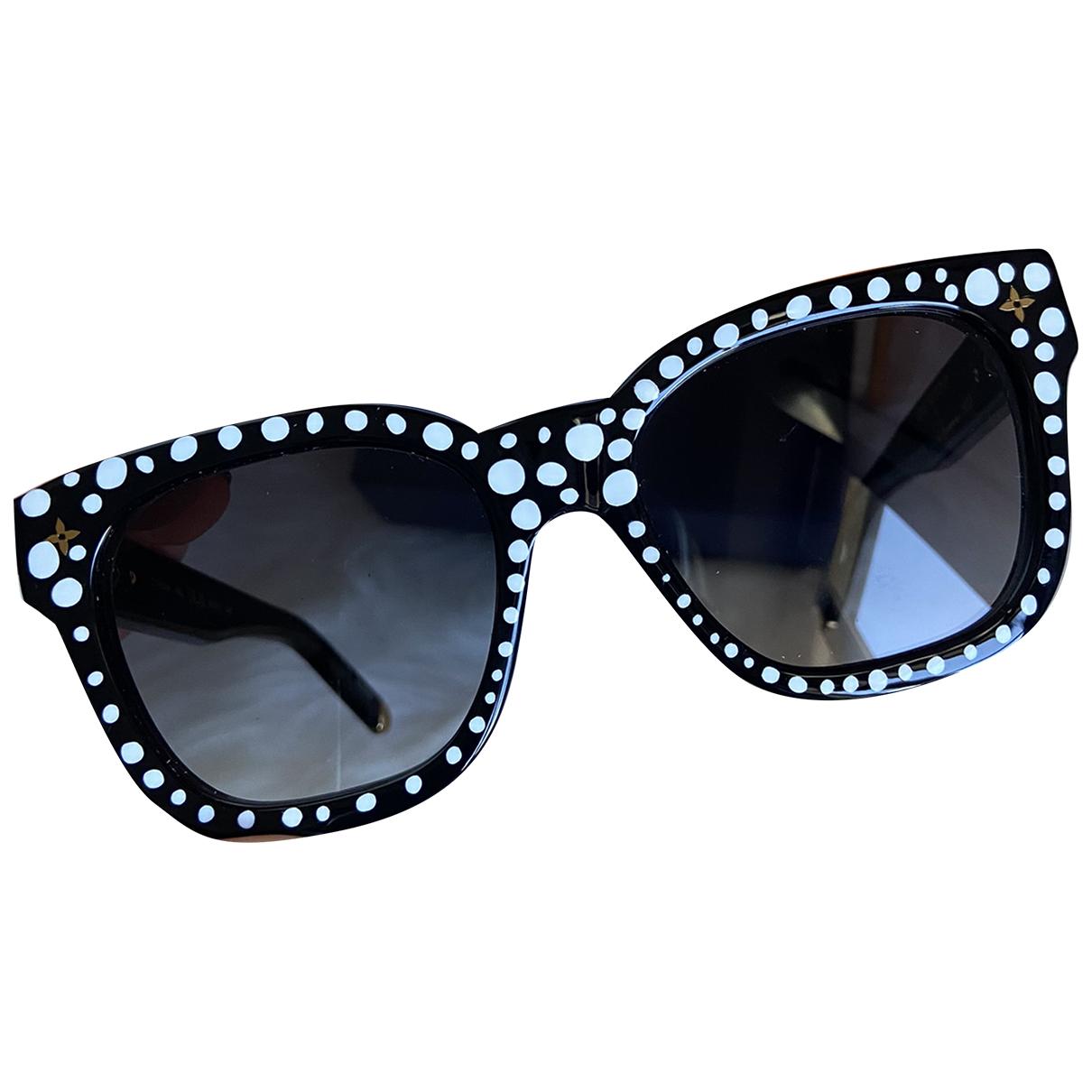 Oversized sunglasses Louis Vuitton x Yayoi Kusama Black in Plastic -  30224449