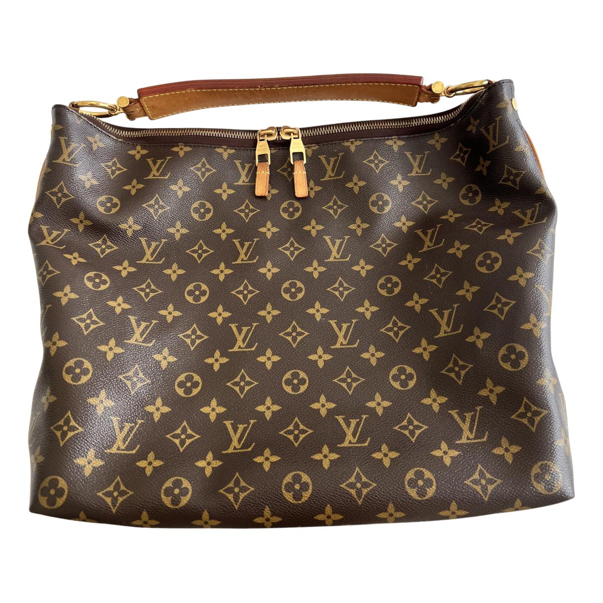 Sully leather handbag Louis Vuitton Brown in Leather - 31297718