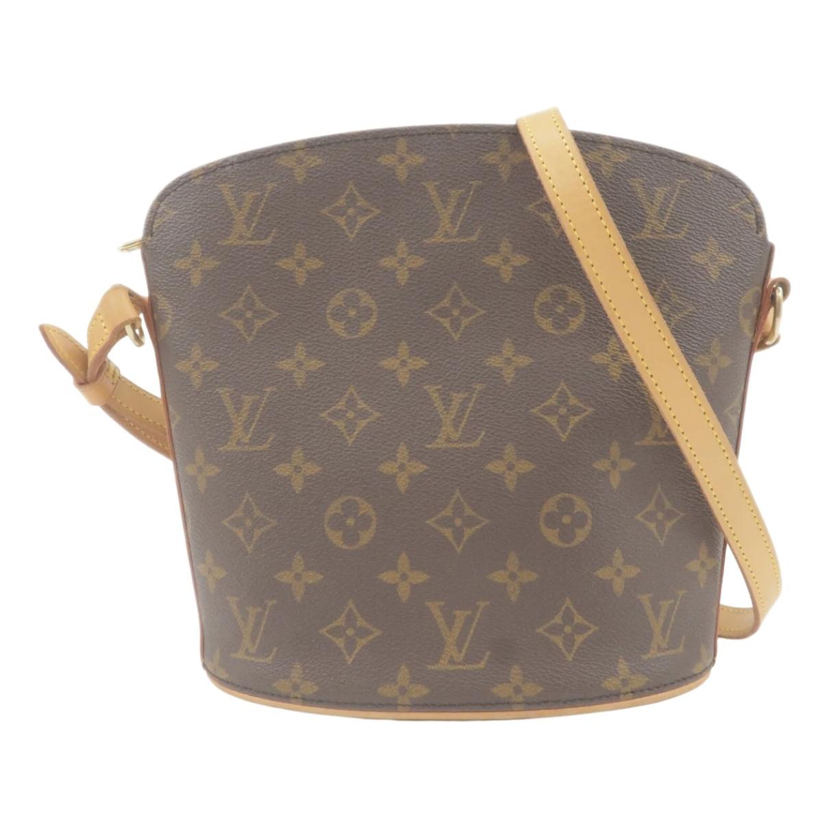 Drouot cloth crossbody bag Louis Vuitton Brown in Cloth - 14174114
