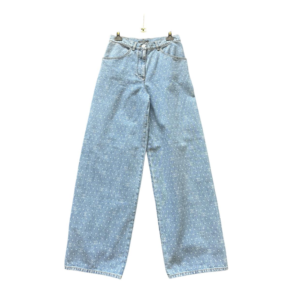 CHANEL CHANEL Denim pants cotton Blue Used Women size 36 ｜Product  Code：2104102193986｜BRAND OFF Online Store