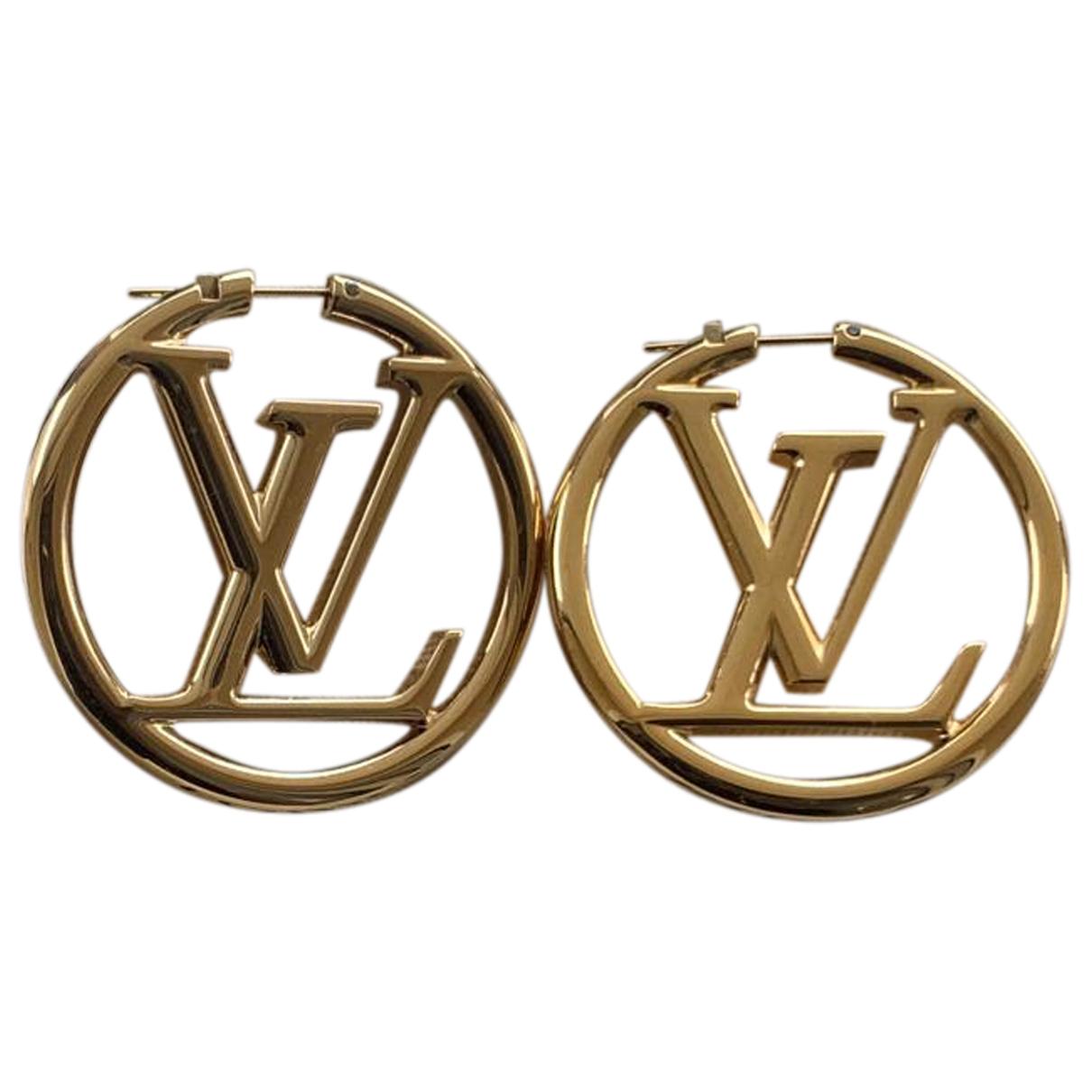 Louise earrings Louis Vuitton Gold in Metal - 33295219