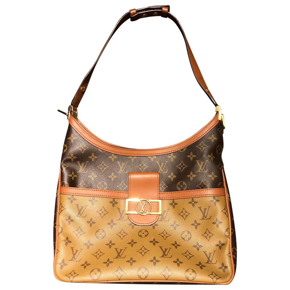 Leather handbag Louis Vuitton Brown in Leather - 31319659