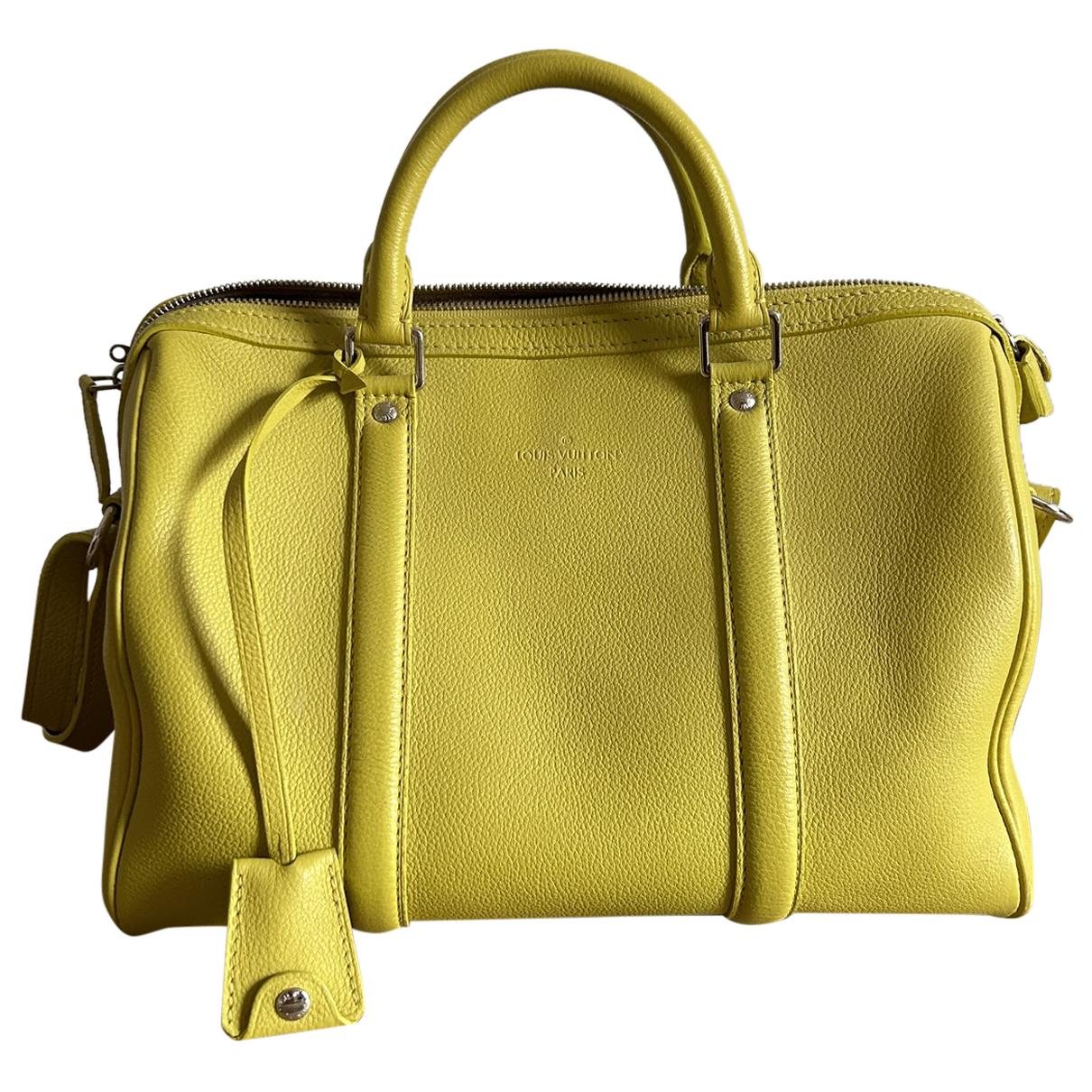 Sofia coppola leather handbag Louis Vuitton Yellow in Leather - 32160440