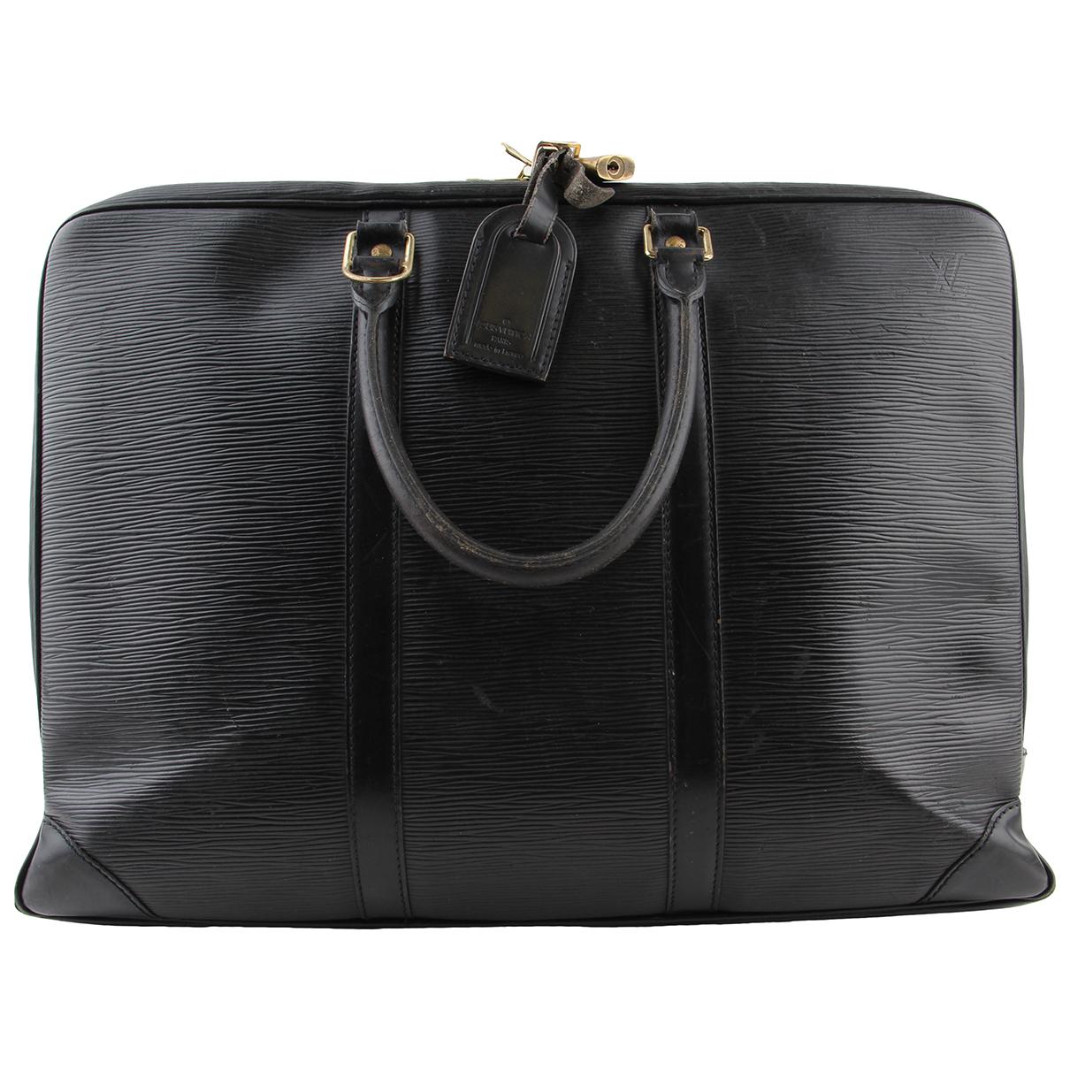 Louis Vuitton Grey Epi Leather Porte Documents Voyage Bag